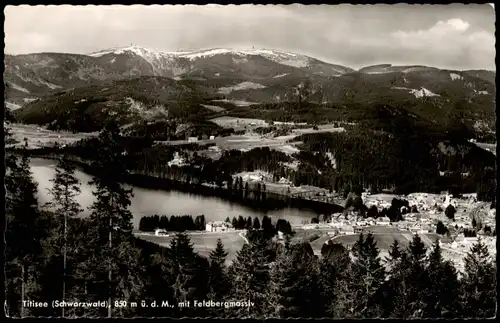 Ansichtskarte Titisee Titisee mit Feldbergmassiv 1967