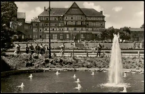 Oberhof (Thüringen) Partie am Ernst Thälmann Haus zur DDR-Zeit 1959
