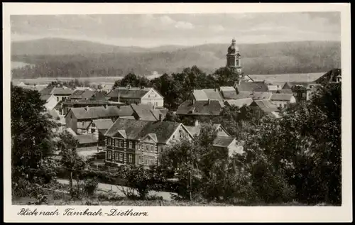 Ansichtskarte Tambach-Dietharz Panorama-Ansicht 1953