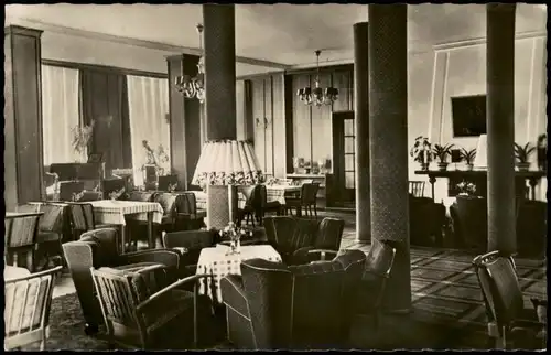 Oberhof (Thüringen) Ernst Thälmann Haus Innenansicht Restaurant 1958