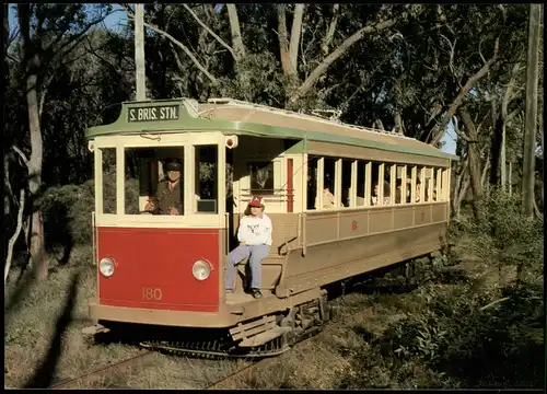 Postcard Sydney TRAMWAY MUSEUM Tramcar 1984