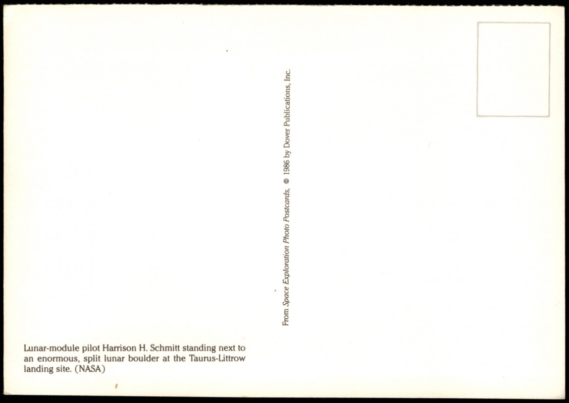 Lunar-module pilot Harrison H. Schmitt standing Flugwesen - Raumfahrt
