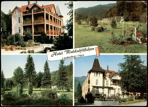Ansichtskarte Lautenthal Hotel Waldschlößchen 1974