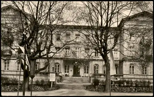 Ansichtskarte Bad Liebenstein Stadtteilansicht Partie Haus Charlotte 1967