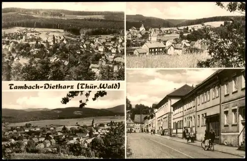 Ansichtskarte Tambach-Dietharz DDR Mehrbildkarte mit Ortsansichten 1970