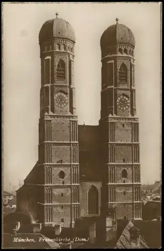 Ansichtskarte München Frauenkirche - Fotokarte# 1928