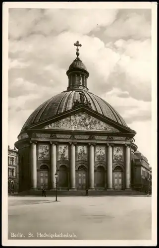 Ansichtskarte Mitte-Berlin Hedwigskirche 1932