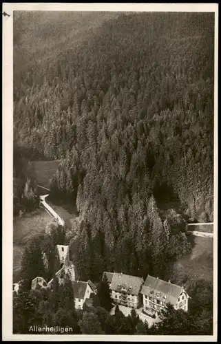 Ansichtskarte Oppenau Blick auf Kurhaus Allerheiligen 1930