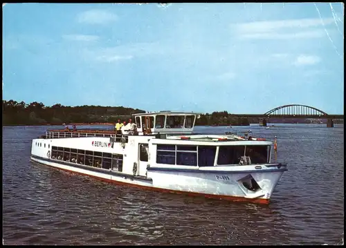Ansichtskarte Potsdam Weiße Flotte Potsdam MS Berlin 1985