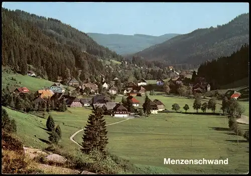 Ansichtskarte Menzenschwand-St. Blasien Stadtblick 1999