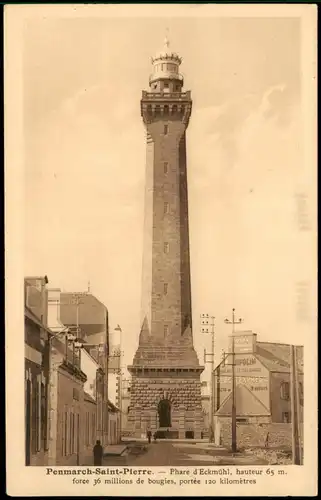 CPA Penmarch Saint Pierre Phare Leuchtturm 1922