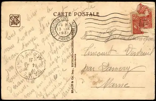 CPA Paris Exposition Coloniale Internationale Ankor Vat 1931