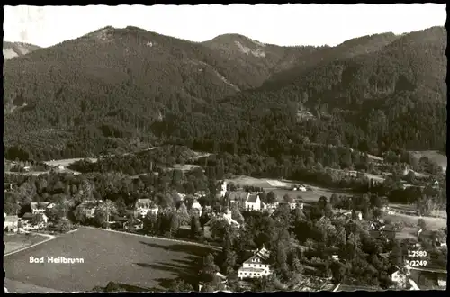 Ansichtskarte Bad Heilbrunn Panorama-Ansicht 1966