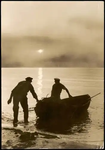 .Mecklenburg-Vorpommern Ostsee/ Baltic Sea - Stimmungsbild - Fischer 1967