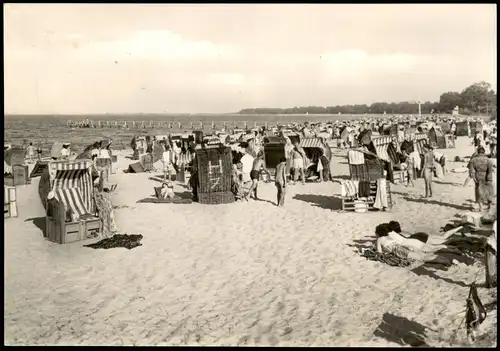 Ansichtskarte Boltenhagen Strandleben - Strandkörbe 1965