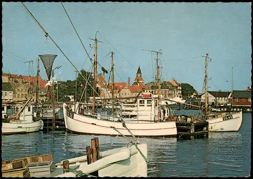 Postcard Faaborg Hafen 1978