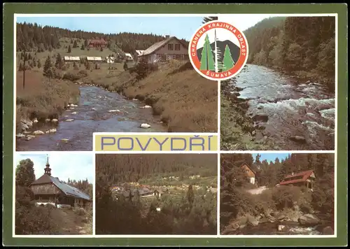 Postcard Klattau Klatovy POVYDŘÍ - Umland 1988