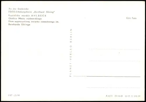 Ansichtskarte Ahlbeck (Usedom) Seebrücke, Strandleben 1973