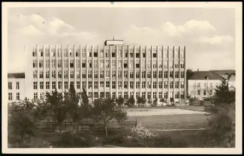 Ansichtskarte Stollberg (Erzgebirge) Bergbau-Krankenhaus 1954