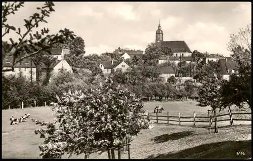 Ansichtskarte Krögis-Käbschütztal Stadtpartie 1961