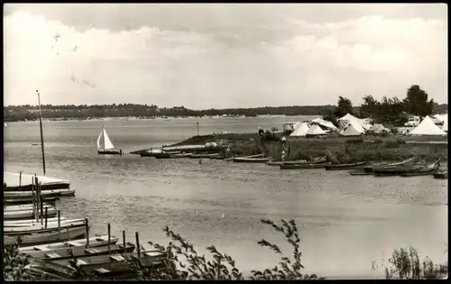 Groß Särchen-Lohsa Łaz Knappensee - Bootsanleger Zeltplatz 1962