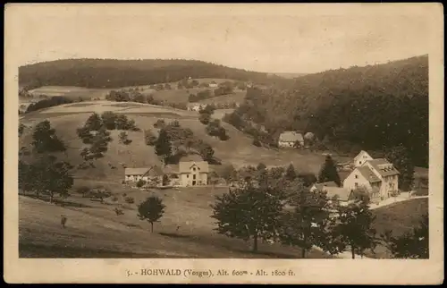 CPA Le Hohwald HOHWALD (Vosges) Panorama-Ansicht 1920