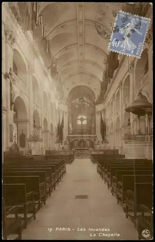 CPA Paris Innenansicht Les Invalides La Chapelle 1929