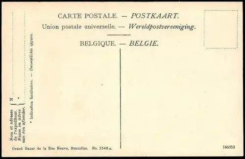 Postkaart Brüssel Bruxelles Colonne du Congrès, Stadt Panorama 1910