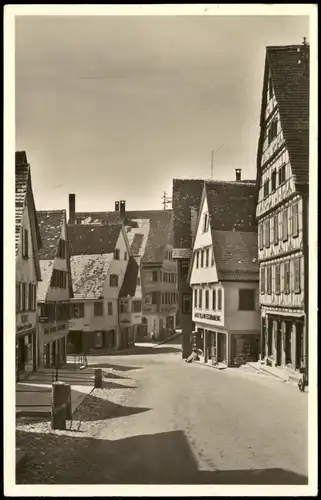 Ansichtskarte Riedlingen Straßen Ansichten Haiden- u. Donaustraße 1955