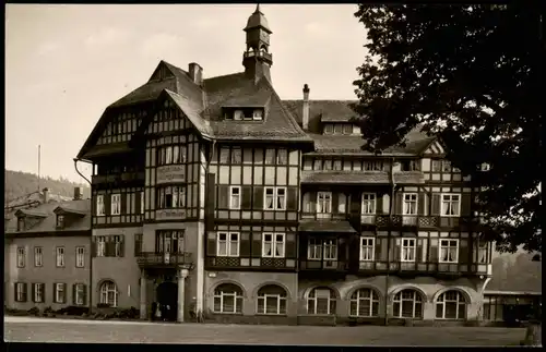 Ansichtskarte Schwarzburg Reichsbahn Erholungsheim Ernst-Thälmann 1962
