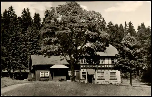 Oberhof (Thüringen) FDGB-Erholungsheim Obere Schweizerhütte 1956