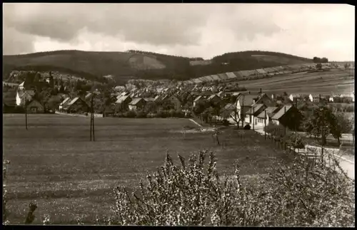 Ansichtskarte Gräfenhain Panorama-Ansicht mit Steiger 1961