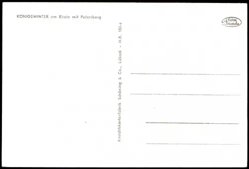 Ansichtskarte Königswinter Stadt, Dampfer 1966