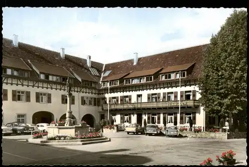 St. Peter (Hochschwarzwald)  Hotel und Pension „ZUM HIRSCHEN" Autos 1962