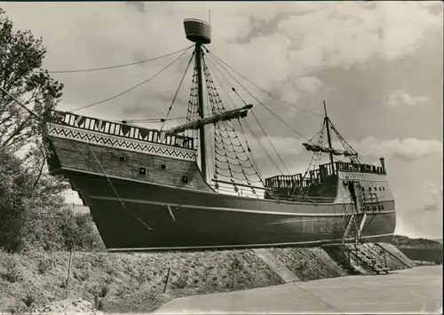 Ansichtskarte Sassnitz Ansichten, Piratenschiff 1974