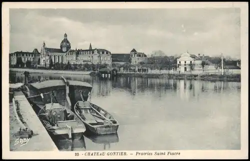 CPA Château-Gontier Prairies Saint Fiacre 1924