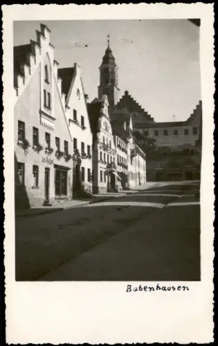 Ansichtskarte Babenhausen (Schwaben) Straßenpartie 1965