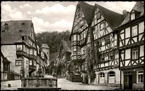 Ansichtskarte Miltenberg (Main) Marktplatz 1956