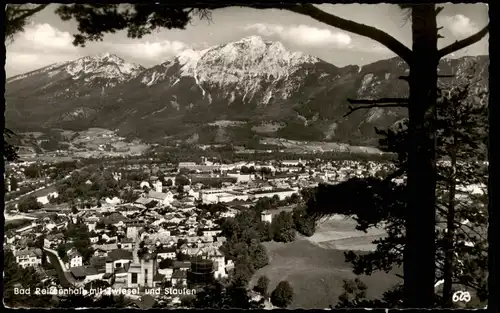 Ansichtskarte Bad Reichenhall Stadtblick 1960
