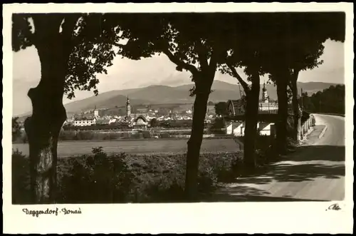 Ansichtskarte Deggendorf Panorama-Ansicht 1950