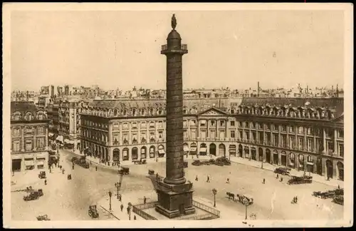 CPA Paris Place and Vendome 1935