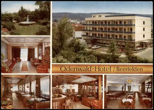 Ansichtskarte Beerfelden (Odenwald) Odenwald-Hotel 1973