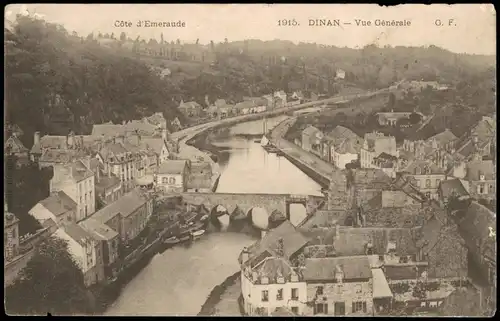 CPA Dinan Côte d'Emeraude 1915. DINAN - Vue Générale 1903