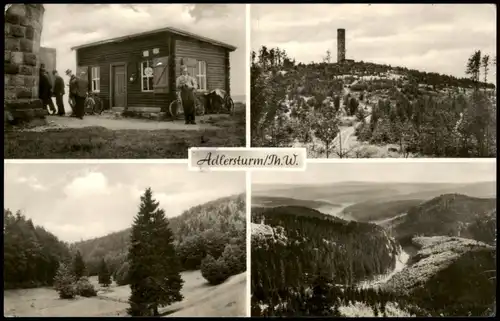 .Thüringen Umgebung Stutenhaus Adlersberg und Vessertal Thüringer Wald 1970