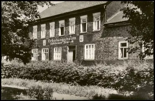 Ansichtskarte Neustadt am Rennsteig FDGB-Erholungsheim Goldener Frosch 1965