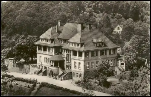 Ansichtskarte Gernrode-Quedlinburg Partie am FDGB Ferienheim Stubenberg 1967