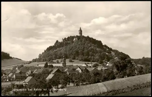 Ansichtskarte Seitenroda Burg Leuchtenburg, Stadt 1956