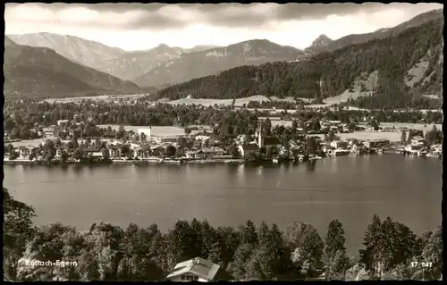 Ansichtskarte Egern-Rottach-Egern Blick auf die Stadt 1958