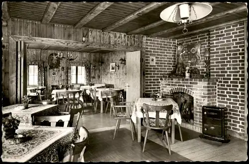 Ansichtskarte Hünfeld Ausflugsort Forsthaus St. Hubertus Praforst 1968