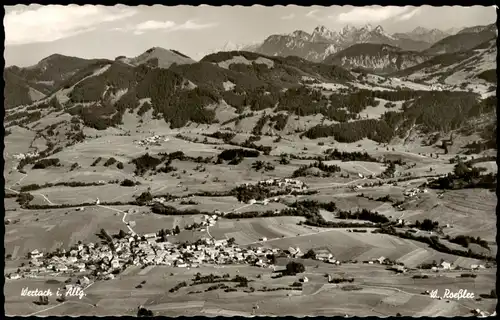 Ansichtskarte Wertach (Allgäu) Luftbild 1961